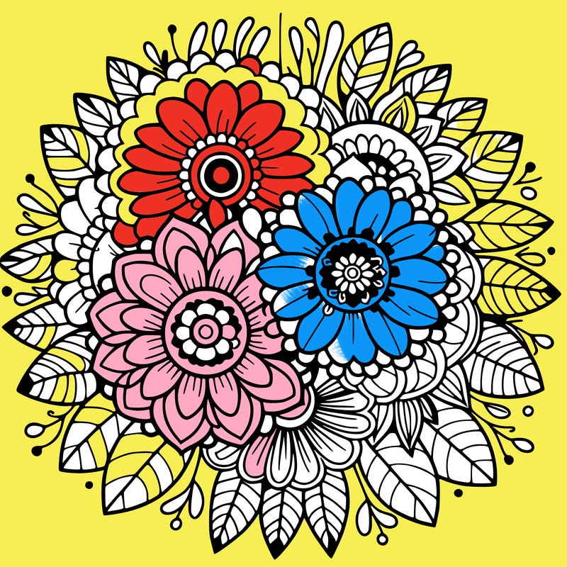 mandala flowers