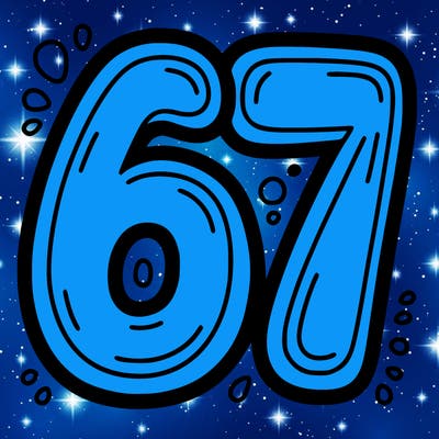the number 67