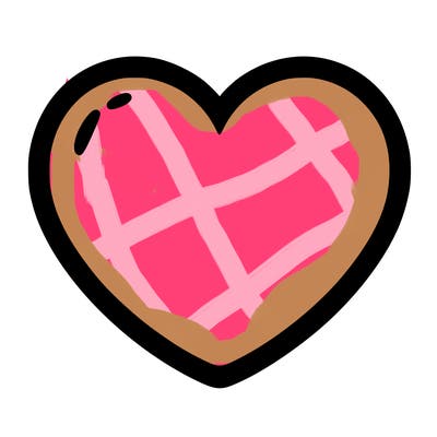 a blank heart