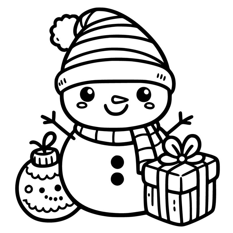 cute snowman