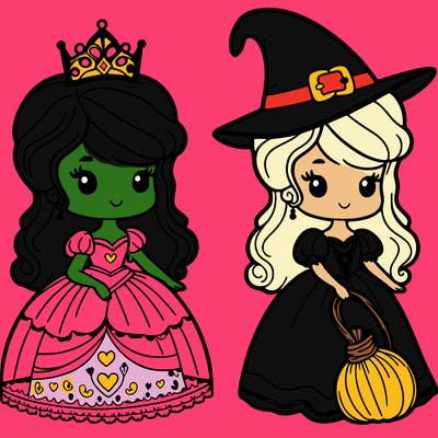 princess as a witch