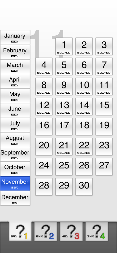 A Year of Riddles - Games App | MWM