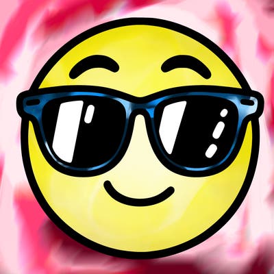 emoji with sunglasses