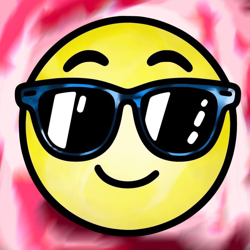 emoji with sunglasses