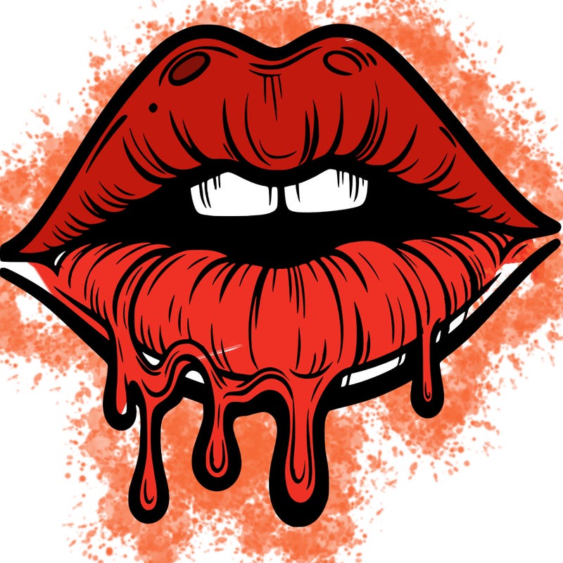 lips that look realistic and drip
