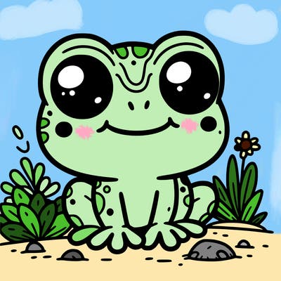 cute frog