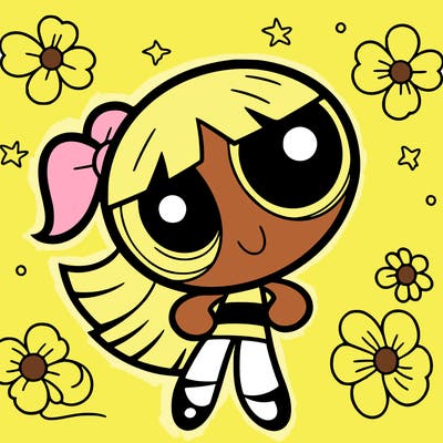 a powerpuff girl