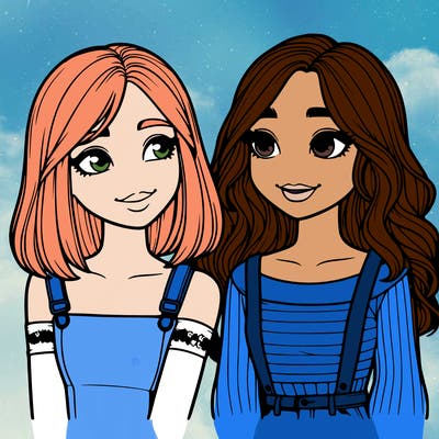 realistic girl best friends