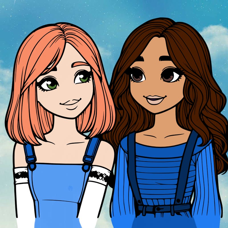 realistic girl best friends