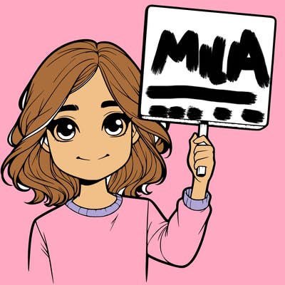 realistic girl holding up a sign