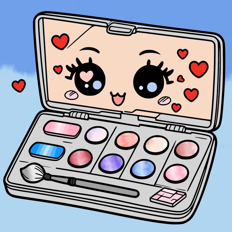 makeup pallet