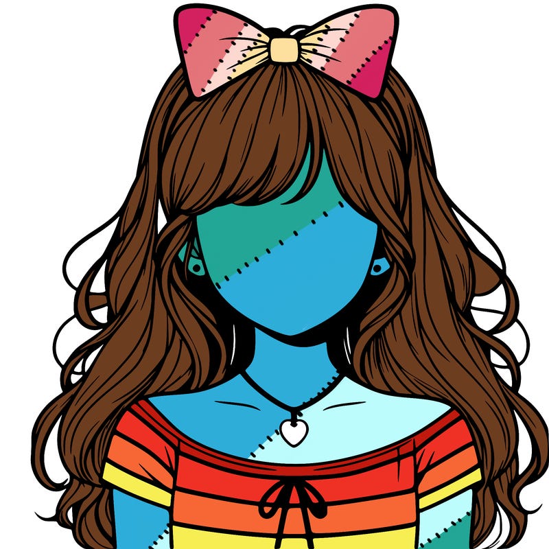 realistic girl no face