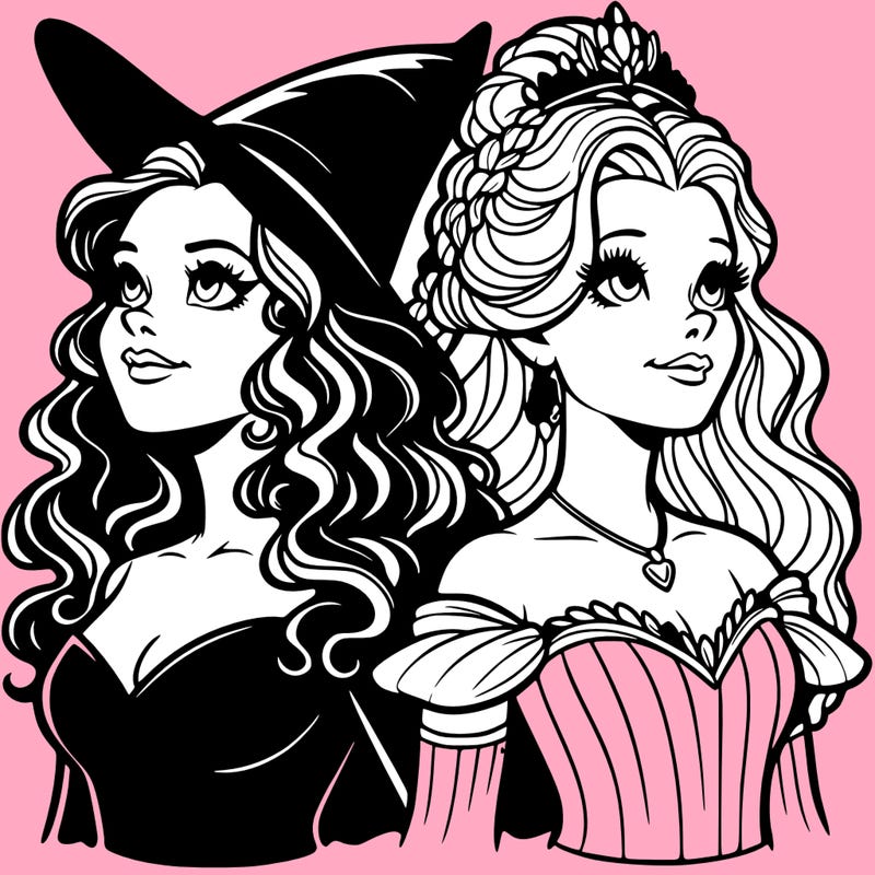 'elphaba and glinda (realistic)