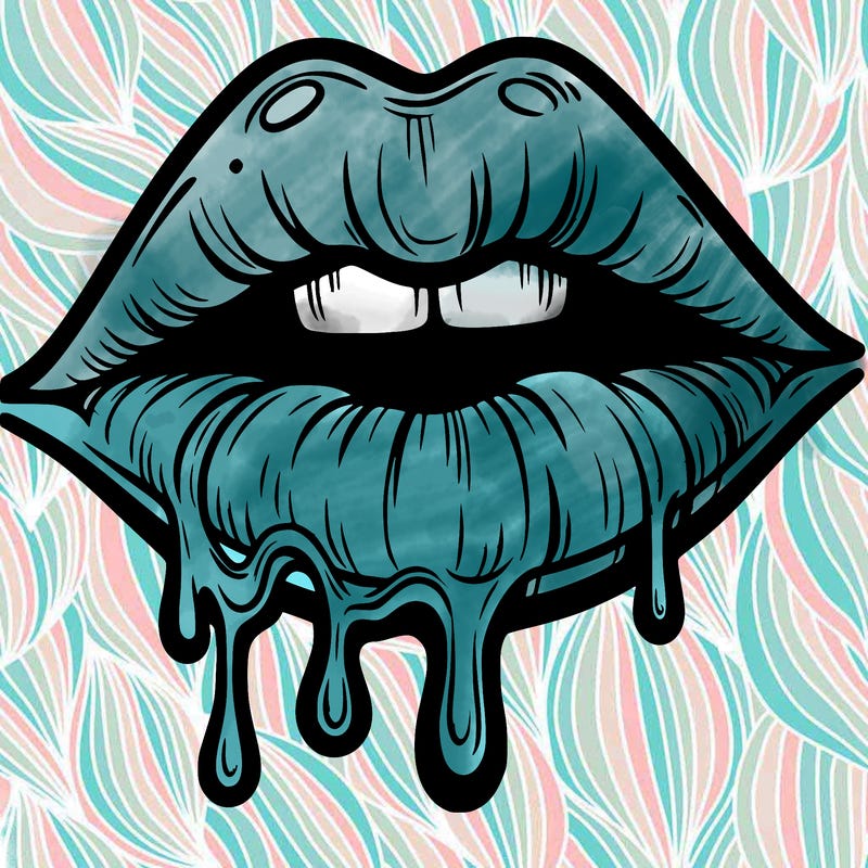 lips that look realistic and drip