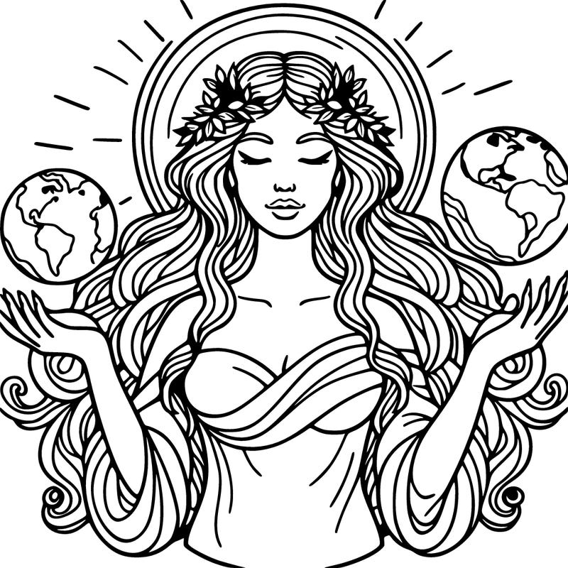 earth goddess realistic