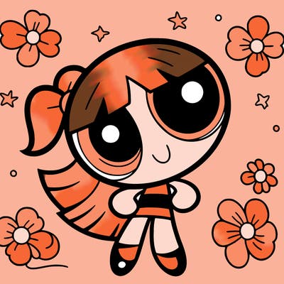 a powerpuff girl