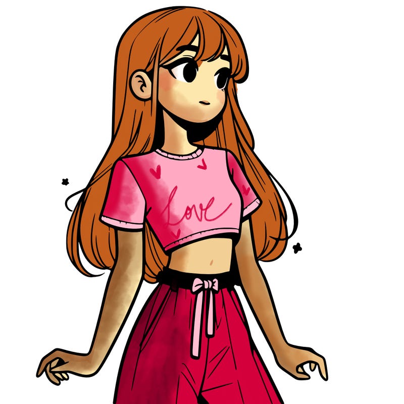 girl in a cute crop top