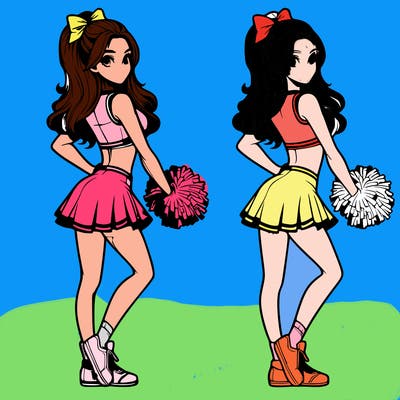 realistic cheerleader