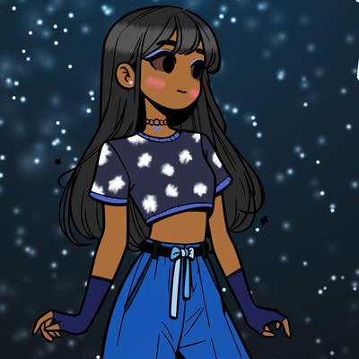 girl in a cute crop top