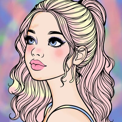 beautiful realistic girl