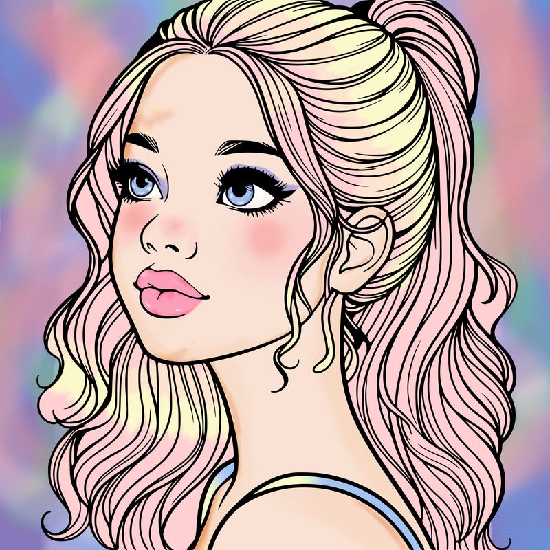 beautiful realistic girl