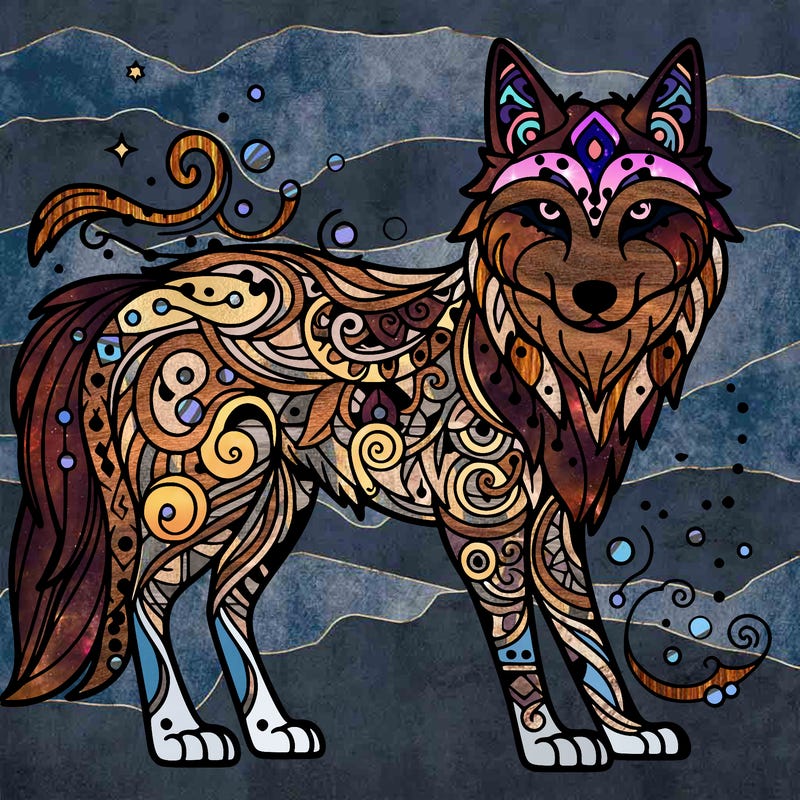 mystical wolf