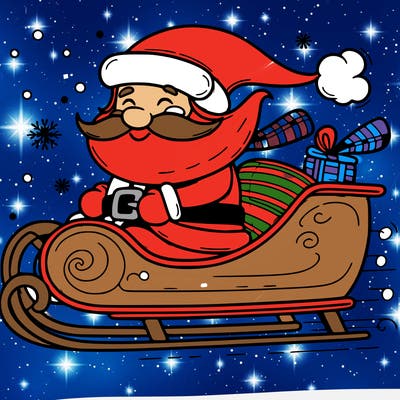 𝓢𝓪𝓷𝓽𝓪 𝓬𝓵𝓪𝓾𝓼 𝓲𝓷 𝓪 𝓼𝓵𝓮𝓭