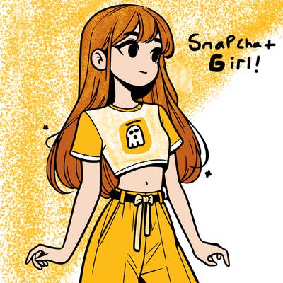 girl in a cute crop top