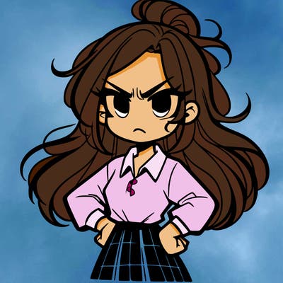 angry girl