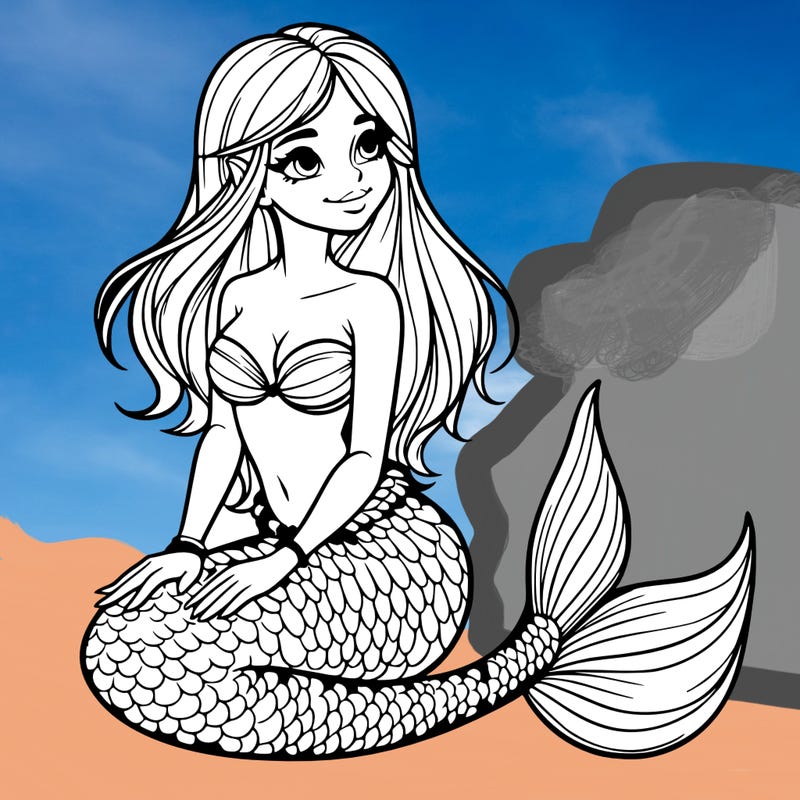 realistic mermaid