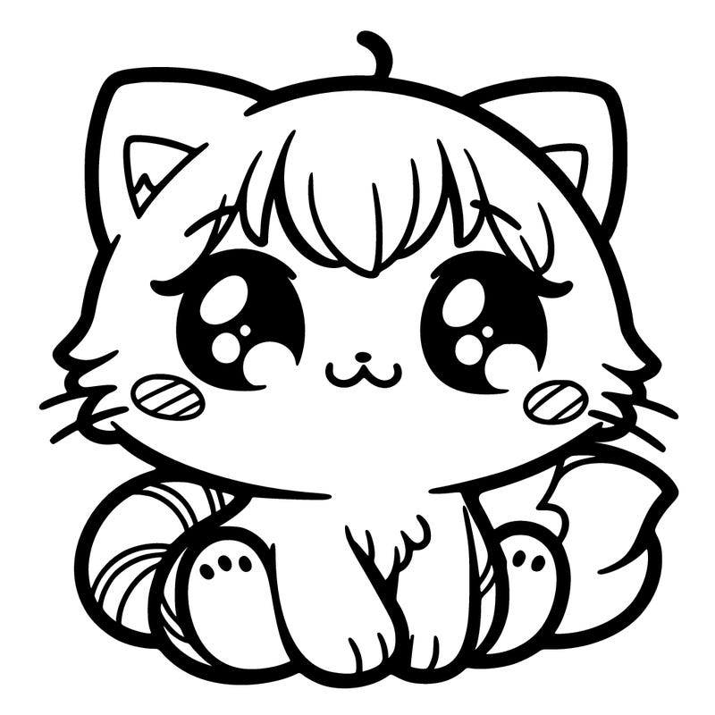 cute manga cat