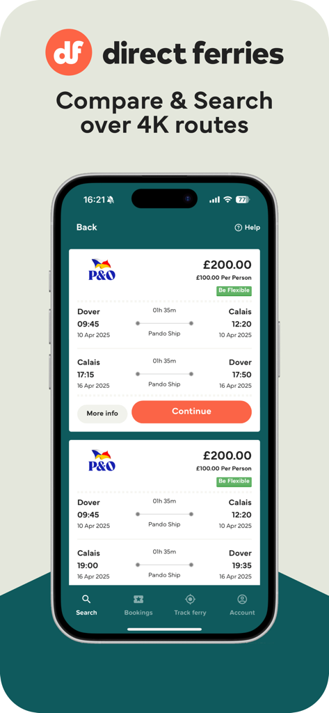 Direct Ferries - Travel App | MWM