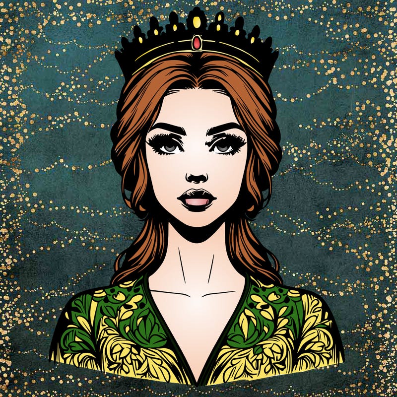 realistic beautiful queen