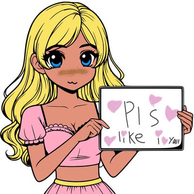 realistic pretty girl holding blank sign