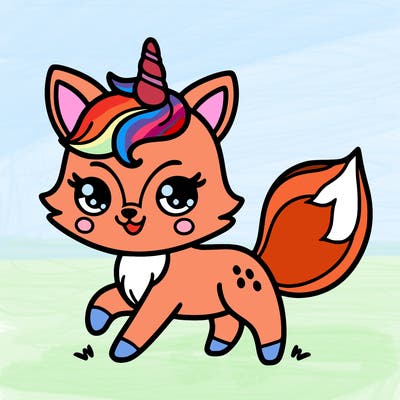 unicorn fox