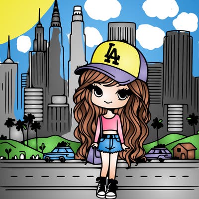 los angles girl