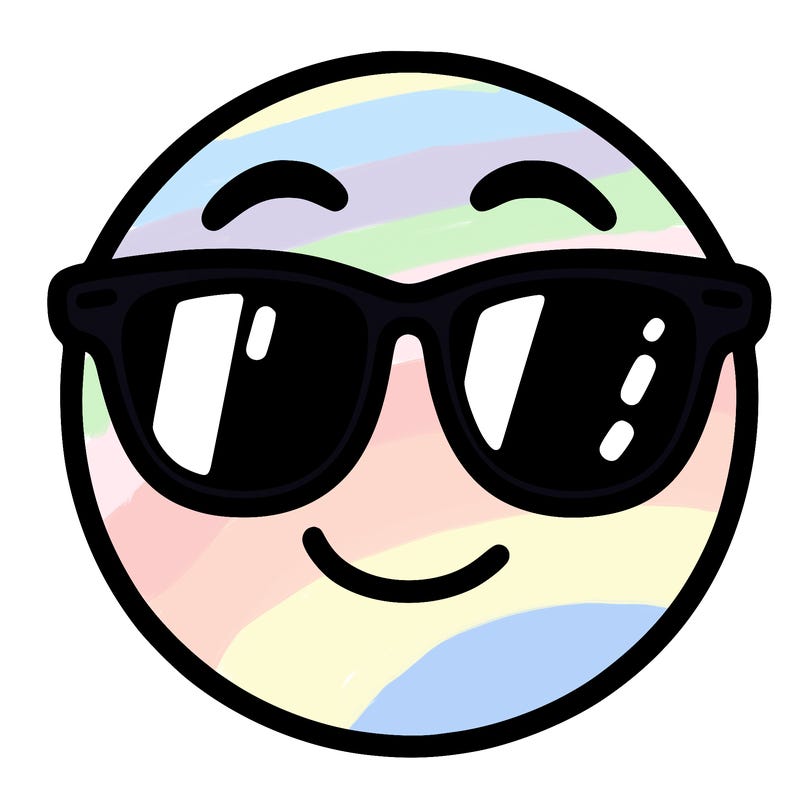 emoji with sunglasses