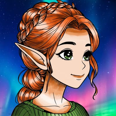 realistic girl elf