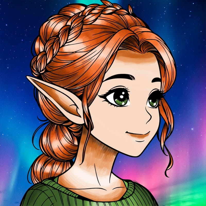 realistic girl elf
