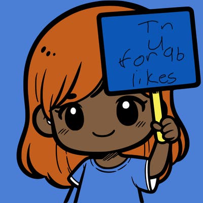 a girl holding up a blank sighn