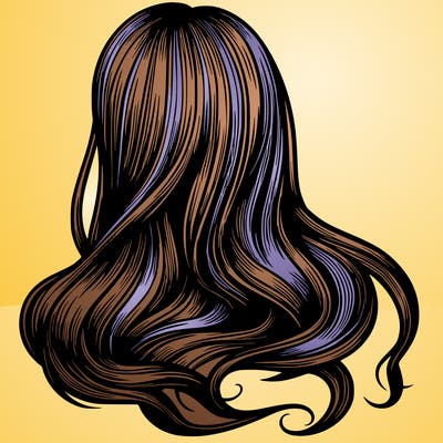long realistic hair