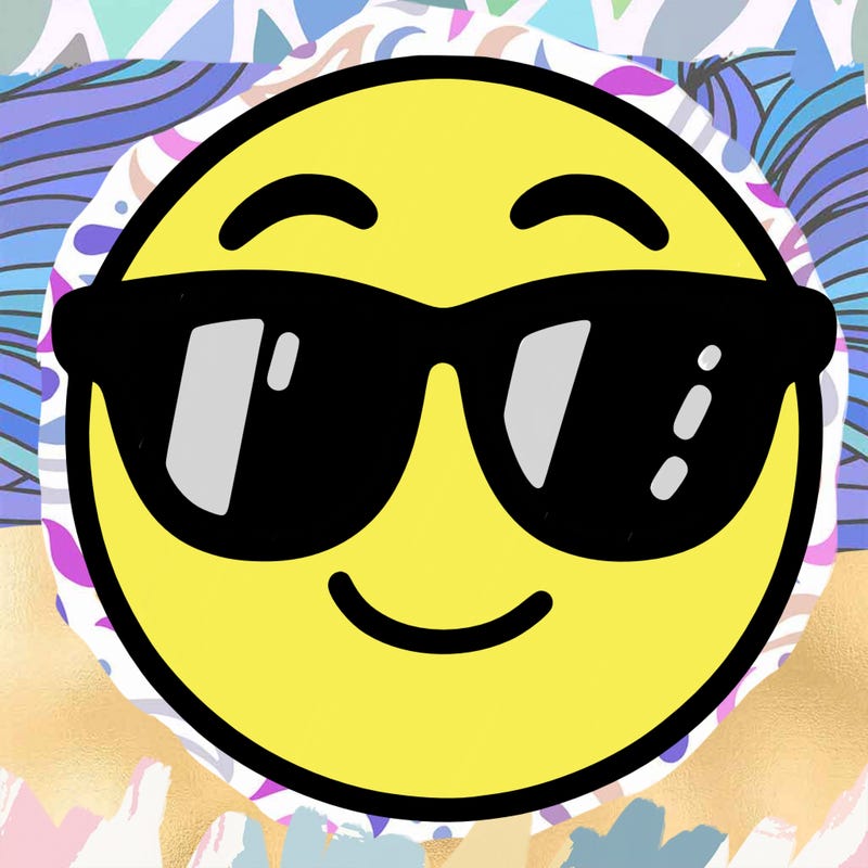 emoji with sunglasses