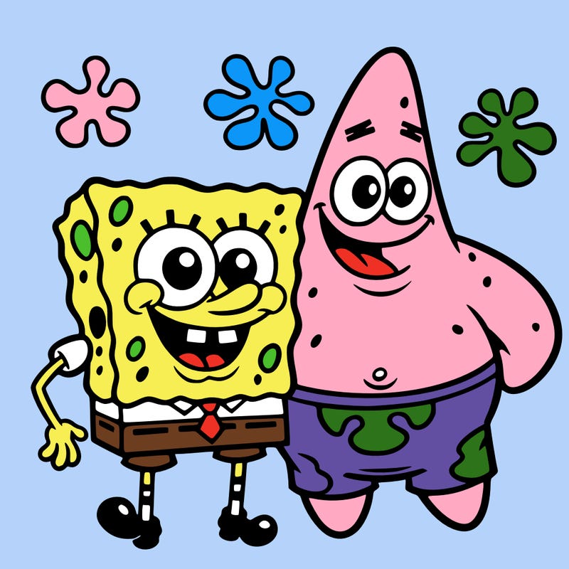 sponge bob with patrick