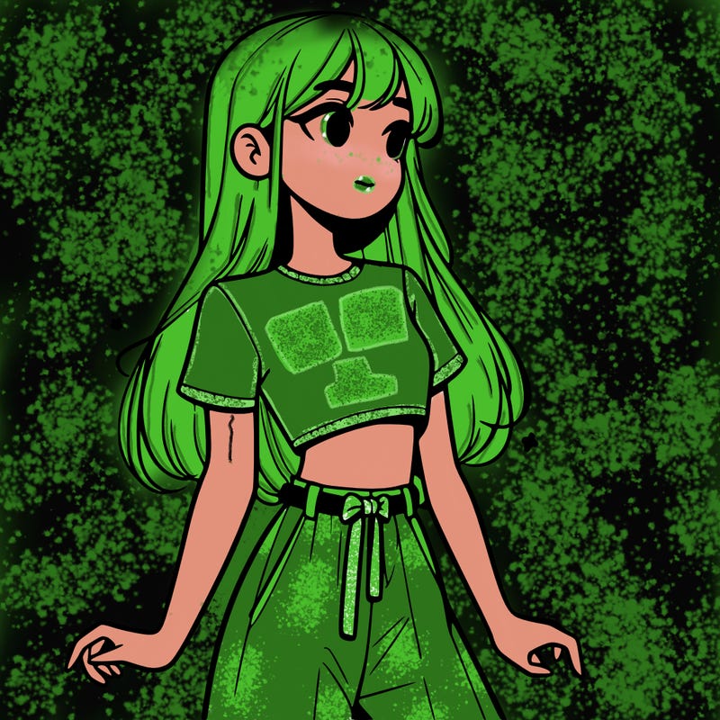 girl in a cute crop top