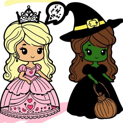 princess as a witch