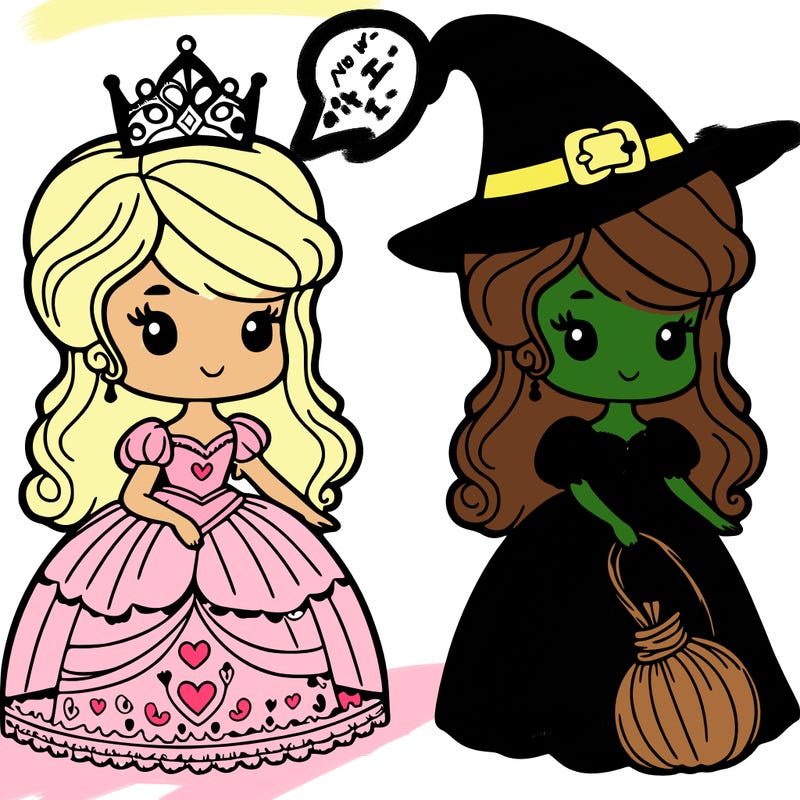 princess as a witch