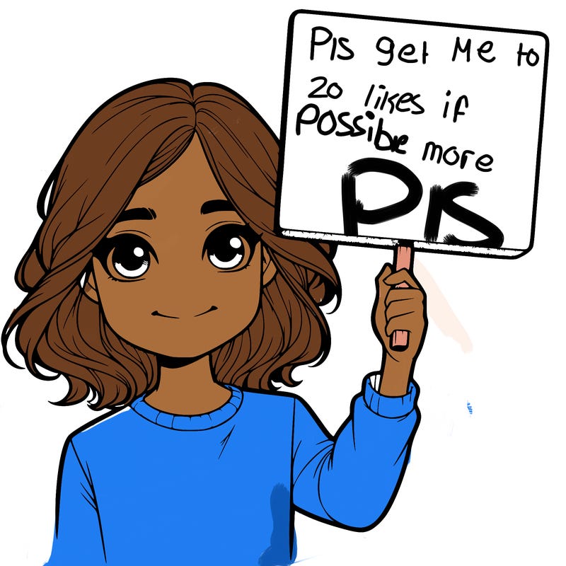 realistic girl holding up a sign