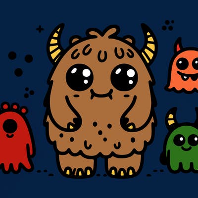 cute monster