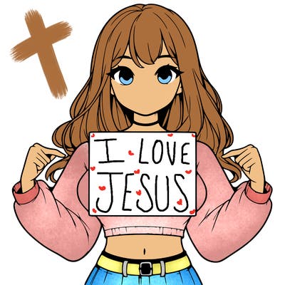 girl holding a blank sign in a long sleeve crop top