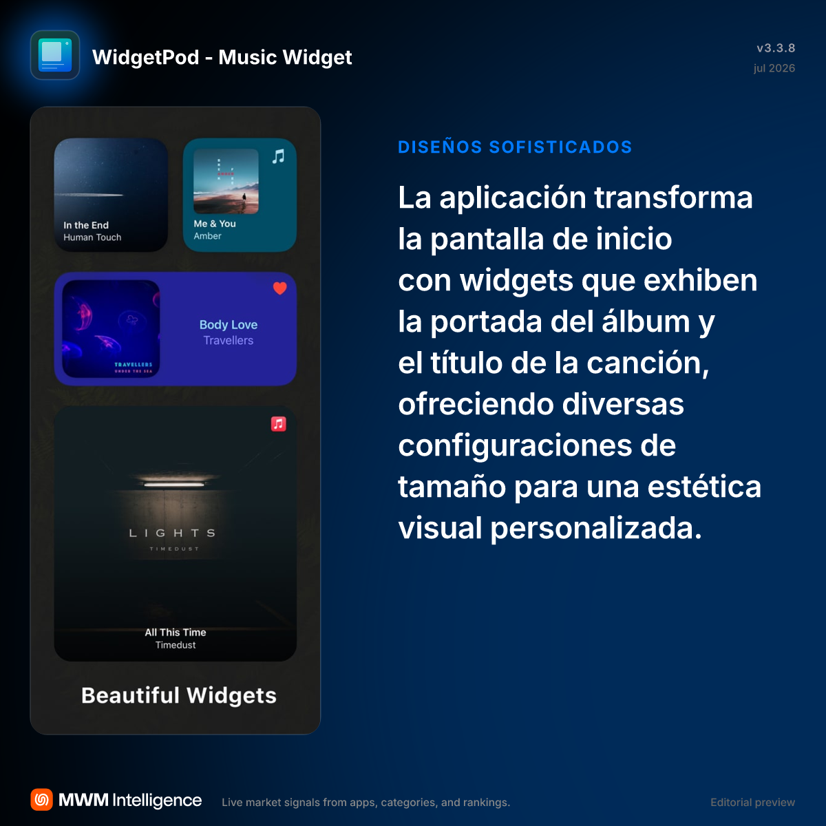 WidgetPod - Widgets de música - App de Música | MWM